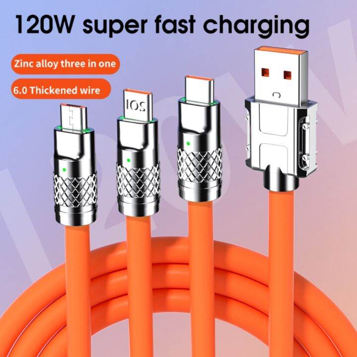 100-120w-3-in-1สายชาร์จ120ซม-ไมโคร-usb-type-c-usb-หลายตัวโทรศัพท์มือถือสายชาร์จสำหรับโทรศัพท์