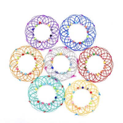 Decompression Toys Mandala Variety Flower Basket Adults Anti-stress Fidget Toy Children Puzzle Steel Ring Autism Sensory Toys