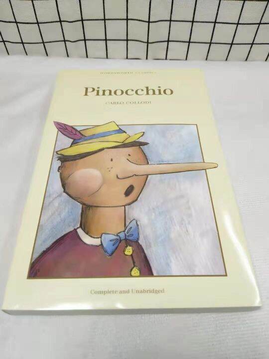 pinocchioต้นฉบับภาษาอังกฤษpinocchio-pi-nuocaoโลกคลาสสิกนักเรียนอ่านนวนิยายและหนังสือ