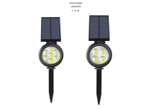 Solar full solar projector full-colored 7LED full-colored RGB full lamp