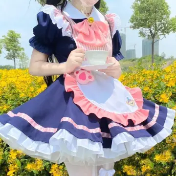 Buy ElibelleClassic Japanese Anime School Girls Pink Sailor Dress Shirts  Uniform Cosplay Costumes with Socks Hairpin set Online at desertcartINDIA