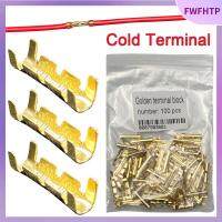 FWFHTP 50/100/200pcs 453รูปตัวยู สายรัดสายไฟ ฟัน fascia TERMINAL ตัวเชื่อมต่อเชื่อมต่อ ไส้กรองเย็น ขั้วเย็นเทอร์มินัล แถบสายไฟสำหรับรถยนต์