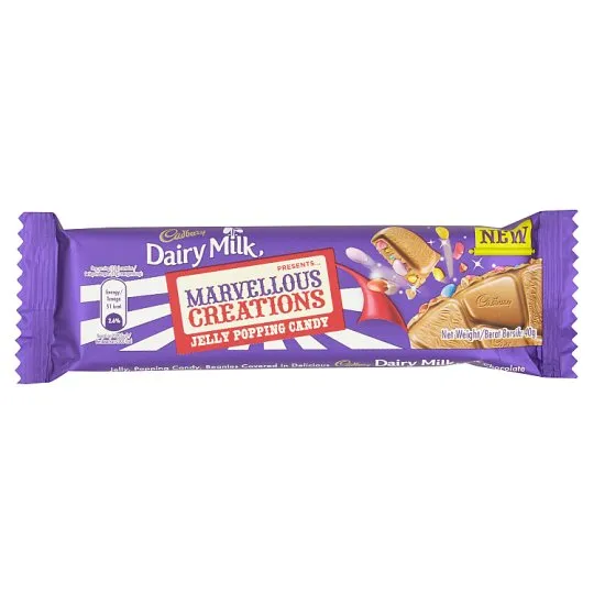 Cadbury Dairy Milk Marvellous Creations Jelly Popping Candy 40g Lazada
