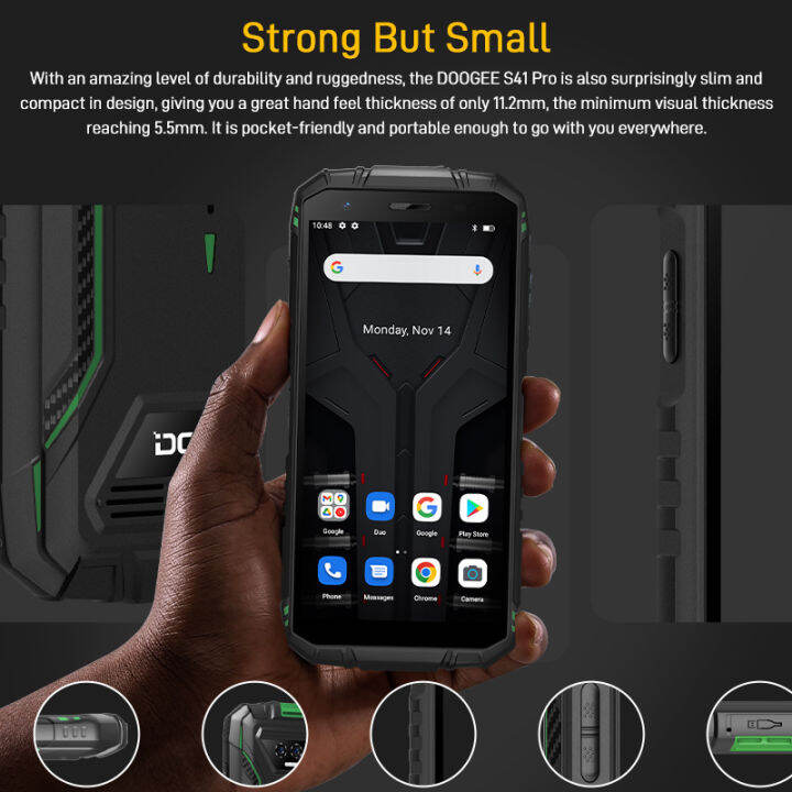 doogee-s41-rugged-smartphone-6300mah-battery-6gb-16gb-1tb-expand-android-12-sim-free-mobile-phones-5-5-inches-ai-triple-camera-ip68-69k-lightweight-4g-waterproof-phone-face-id-gps