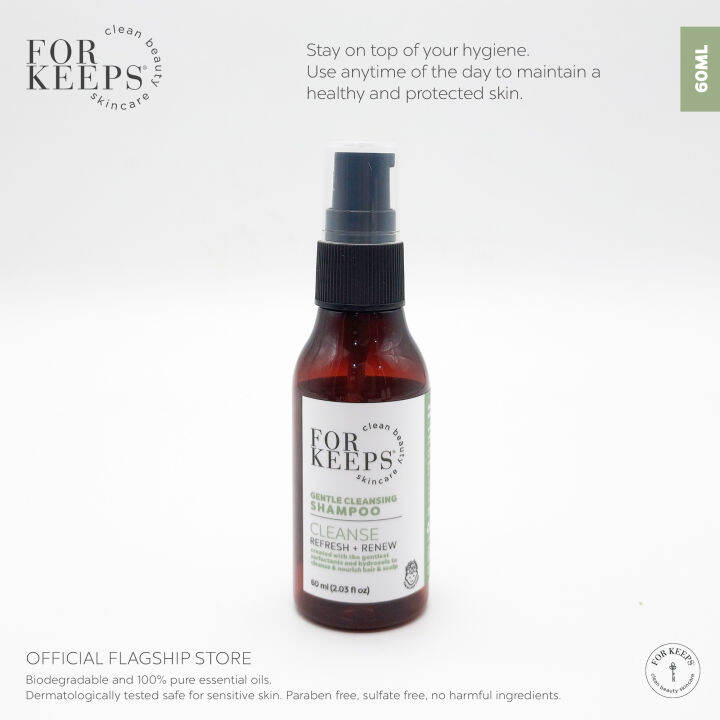 For Keeps Clean Beauty CLEANSE Gentle Cleansing Shampoo Lazada PH