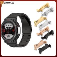 UMMEAX 2Pcs นาฬิกา สมาร์ท สายนาฬิกาข้อมือ โลหะ อะแดปเตอร์สายคล้อง สแตนเลสสตีล ตัวเชื่อมต่อ