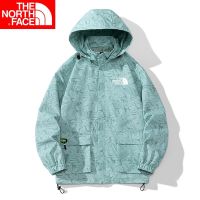 แอคเซสเซสชัน✐The North Face แจ็คเก็ตสำหรับทั้งหญิงและชาย,แจ็คเก็ตหมวกแบบถอดได้แจ็คเกตกันน้ำแห้งเร็วระบายอากาศได้ดีเสื้อโค้ทแจ็คเก็ตกีฬากลางแจ้ง