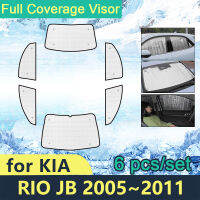 Full Cover Sunshades ForKia Rio JB 2005~2011 Car Windshield Accessories Sun Protection Windows Parasol Coche 2010 2009 2008