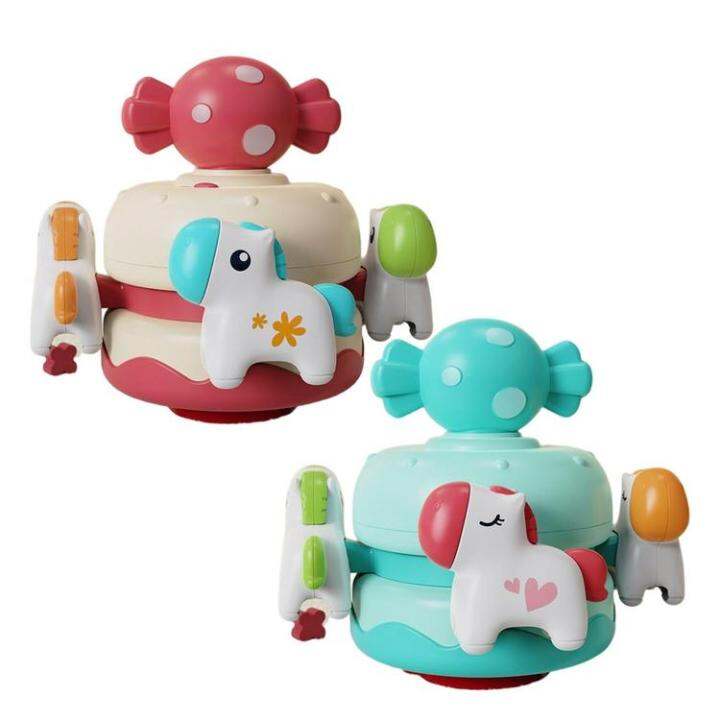 Rotating Music Box Musical Box Kids Toy Mechanical Rotating Carousel