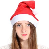 3PCS/Set Non woven Christmas Hat 26x37 Cm Christmas Hat Santa Hat Adult Christmas Hat Christmas Decoration Dropshipping