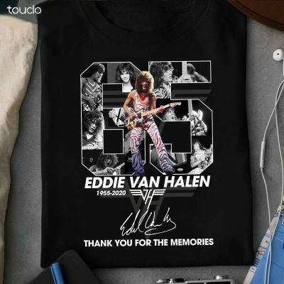 Eddie Van Halen guitar RIP 1955 2020 signature thank you for memories shirt XS-4XL-5XL-6XL