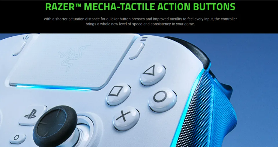 Razer Wolverine V2 Pro Wireless Gaming Controller for PlayStation 5 / PS5,  PC: Mecha-Tactile Action Buttons - 8-Way Microswitch D-Pad - HyperTrigger 