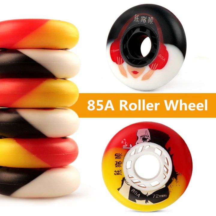 85a-ชิ้น-ล็อตโรลเลอร์ฟัน4ล้อสเก็ตสองสีสำหรับ-seba-สำหรับ-powerslide-twrister-80-76-72-inline-slalom-fsk-wheel-slalom