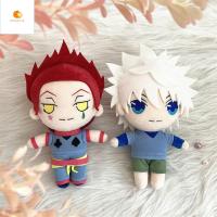 OPHOKJK คอสเพลย์ Hyskoa หมอน อะนิเมะ 20 ซม. Hunter X Hunter ตุ๊กตาของเล่น Killua ตุ๊กตาผ้ากำมะหยี่