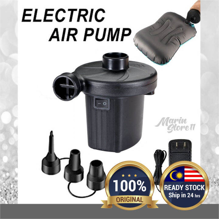 Electric Air Pump Inflate Deflate For Air Bed and Inflatable Pam Kolam ...