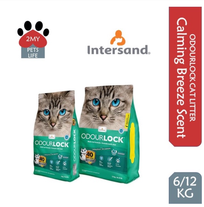Intersand Odourlock Ultra Premium Multicat Fomula Clumping Cat Litter
