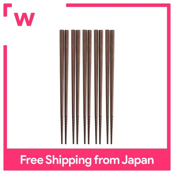 Akebono Sangyo Tornado Chopsticks Tea 22.5cm 5 Set Set Made in Japan PM