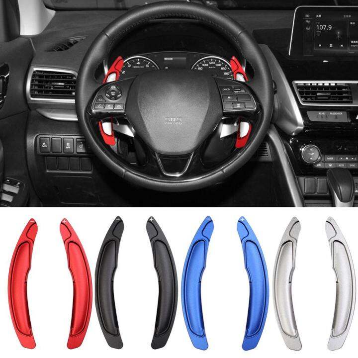 2Pcs Aluminium Alloy Car Steering Wheel Shift Paddle Extension Shifter