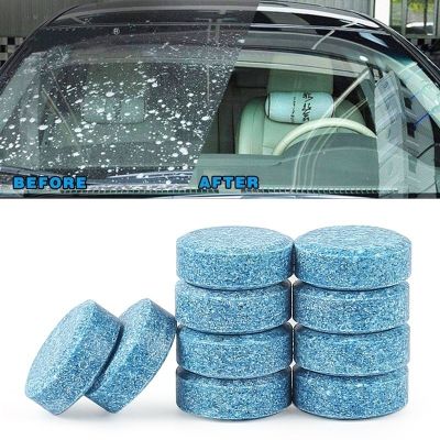 【cw】 20/40Pcs Cleaner Car Windscreen Effervescent Tablets Glass Toilet Cleaning Accessories ！