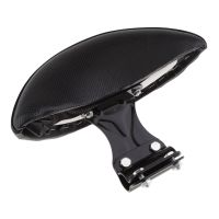 ▲♈ Motorcycle Scooter Rear Seat Backrest Back Rest Backrest Pad Black - Soft and Comfortable