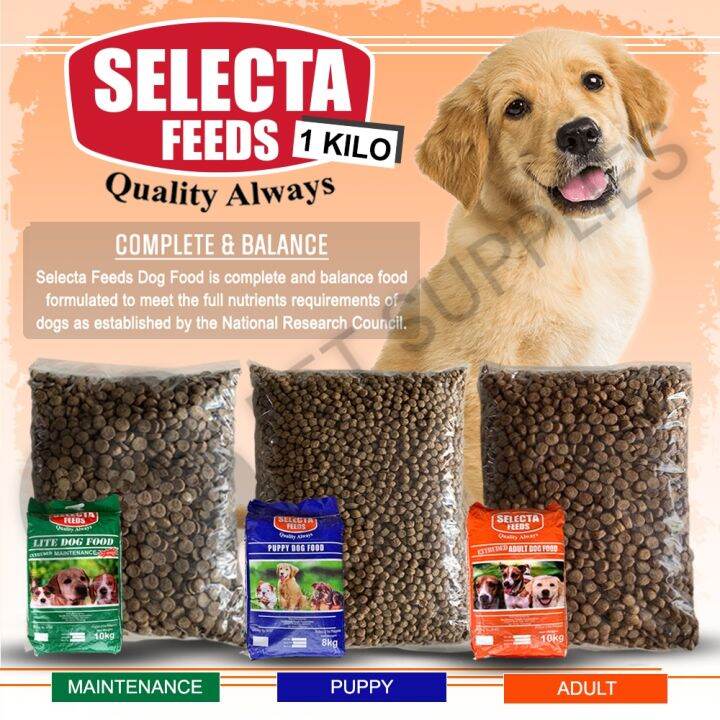 LKJ1kg Selecta Feeds Dog Dry Food Quality Always Extruded Lite Puppy