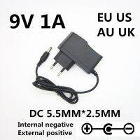 Hot K เครื่องแปลงอะแดปเตอร์ DC AC 100-240V ไปเป็น DC 9V 1A เครื่องชาร์จอุปกรณ์ไฟฟ้าสำหรับซูเปอร์นินเทนโด SNES ที่ชาร์จสีแดงและสีขาว