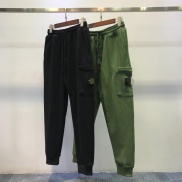 Stone Island High Quality Thin Technical Sweatpants Basic Sweatpants Black