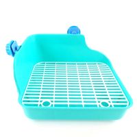 Cats Toilet Mesh Square Potty Trainer Rat Hamster Corner Litter Box Cat Rabbit Toilet Trainer Corner Litter Box