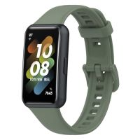 Tali jam tangan silikon Huawei Band 7 aksesori gelang Tpu lembut gelang pengganti pintar gelang Correa