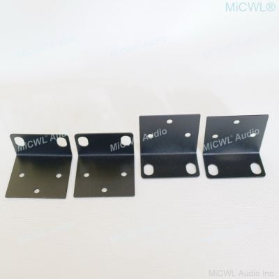 【Big-promotion】 DhakaMall 4Pcs 1U โลหะ19 "Rack Mount Ear Mounting Jointing Parts With Screw Cap For Audio Stage Frame Box