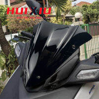 รถจักรยานยนต์ Sport Windshield Windshield Visor สปอยเลอร์สำหรับ XMAX300 Xmax300 2023 Double Bubble