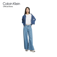 Calvin Klein กางเกงยีนส์ผู้หญิง ทรงเอวต่ำ ขากว้าง Low Rise Loose รุ่น J220599 1AA - สีฟ้า