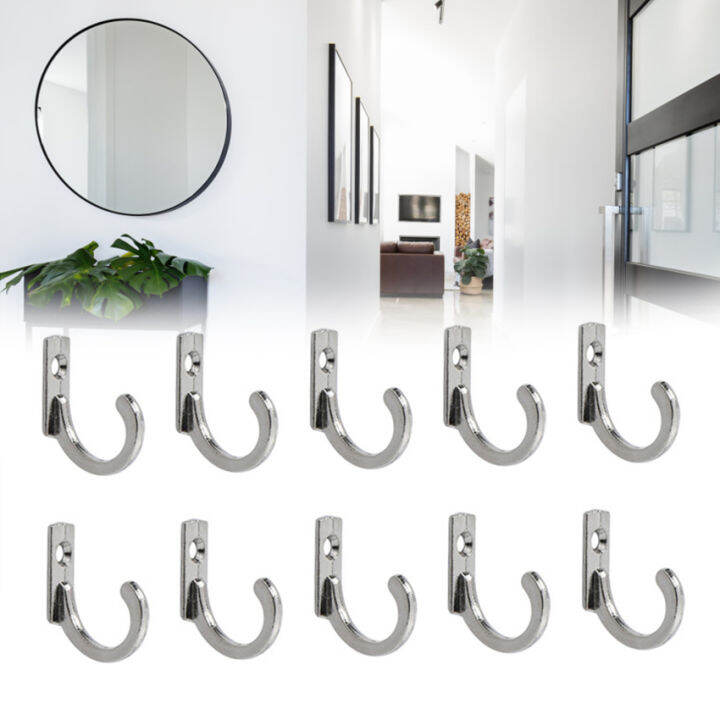 10 Pcs Vintage Hat Coat Door Hooks Wall Mounted Zinc Alloy Hook Hanger ...