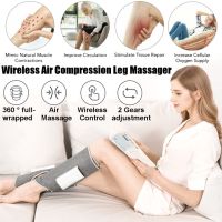 5V Wireless Leg Massager Air Compression Leg Massage Full Wrap Varicose Veins Physiotherapy For Body Foot Ankles Calf Therapy