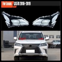 ฝาครอบเลนส์ไฟหน้าหน้ารถยนต์สำหรับ Lexus LX570 2016 ~ 2019ที่คลุมหลอดไฟไฟฉายคาดศีรษะ