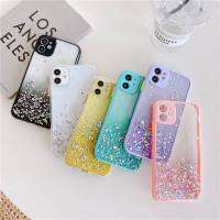 เคสขอบสีมีกากเพชร สีสันสดใส กล้องขอบสี สำหรับSamsung A50 A30S A10 A10S M10S A7 2018 J8 2018 J7prime J7core #231