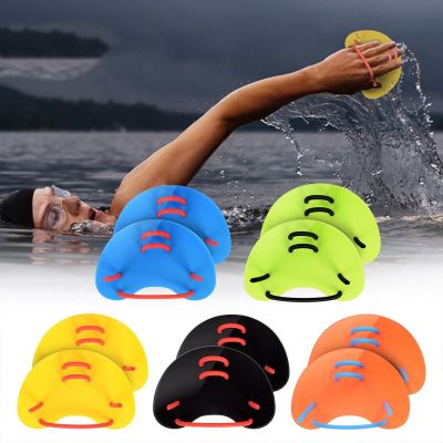 2023NEW Silicone swimming paddle with safe water sports Diving gloves Swimming paddle swimming finger covers