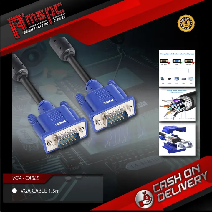 VGA Cable Heavy Duty Heavy Duty Vga Cable Original Lazada PH