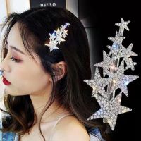 Rhinestone Hairpins Hair Barrette Grips Bangs Clip Headwear Korean Accessories