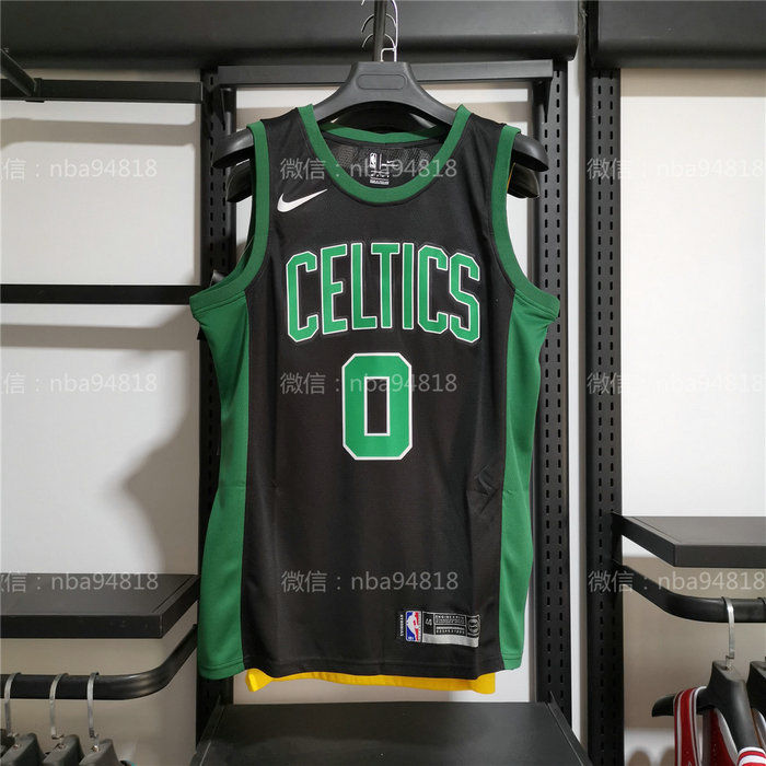 Jayson Tatum Boston Celtics Jordan Black Jersey