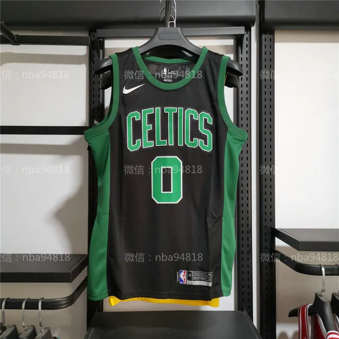 Green Nike NBA Boston Celtics Swingman Tatum #0 Jersey