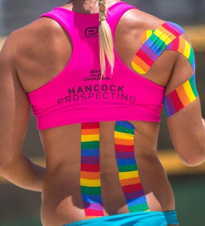 rocktape-rainbow-5cmx500cm-อุปกรณ์พยุงกล้ามเนื้อ-ลดปวด-และลดการบาดเจ็บของกล้ามเนื้อ