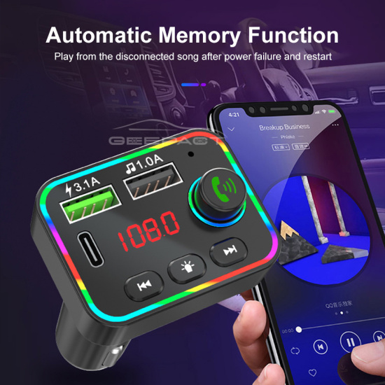 Geepact bộ phát bluetooth5.0 bộ điều chế aux bộ rảnh tay cho xe hơi máy - ảnh sản phẩm 5