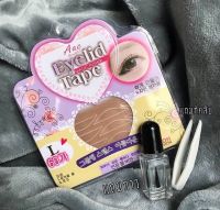 สติกเกอร์ตาข่ายติดตา 2 ชั้น +กาว+ที่หนีบ  AAC  Aac Eyelid Tape (60คู่) SIZE L