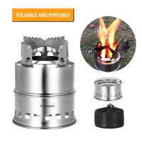 Large Size Camping Wood Stove Portable Gas Firewood Burning Stove Outdoor Picnic BBQ Cooking Camping Stove Backpacking Furnace