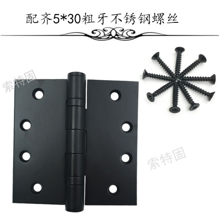 flat-hinge-44-inch-widened-bronze-stainless-steel-bearing-wooden-door-folding-thickened-fold-loose-leaf-hinge