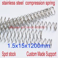 3pcs 1.5x15x1200mm stainless steel spot spring 1.5mm wire hammer spring Y type compression spring pressure spring OD 15mm