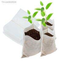 ☊▩▥ 100pcs/lot Different Sizes Biodegradable Non-woven Nursery Bags Plant Grow Bags Fabric Seedling Pots Eco-Friendly