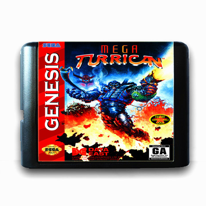 mega-turrican-สำหรับการ์ดเกม-sega-md-16บิตสำหรับ-mega-drive-สำหรับ-genesis-เครื่องเล่นวิดีโอเกม-pal-usa-jap