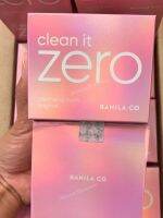 (ราคาพิเศษ!! Exp.5/2024) คลีนเซอร์ Banila Co Clean It Zero 125 ml เนื้อบาล์ม  เติมชุ่มชื้นเนียนนุ่น สว่างกsะจ่าv ผิวเรียบลื่นสกัดจากสมุนไพร+ผลไม้